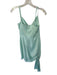 Gianni Bini Size 6 Sea Green Polyester Spaghetti Strap Side Tie Dress Sea Green / 6