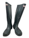 Hunter Shoe Size 9 Gray Rubber Low Heel Round Toe Knee High Rain Boots Gray / 9