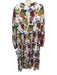 Roller Rabbit Size M White & Multi Viscose & Cotton Long Sleeve Dress White & Multi / M