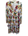 Roller Rabbit Size M White & Multi Viscose & Cotton Long Sleeve Dress White & Multi / M