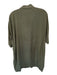 Maya Negri Size One Size Olive Green Tencel Short Sleeve Button Down Dress Olive Green / One Size
