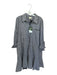 Tuckernuck Size XL White & Black Cotton Long Sleeve Checkered Drop Waist Dress White & Black / XL