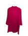 Tuckernuck Size XL Magenta Polyester Long Sleeve Half Button Shift Dress Magenta / XL
