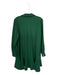 Tuckernuck Size XL Forest Green Polyester Long Sleeve Half Button Dress Forest Green / XL