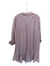 Tuckernuck Size XL White & Red Linen Long Sleeve Striped Drop Waist Dress White & Red / XL