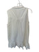 Pilcro Size Est M White Linen & Cotton Sleeveless Buttons Drop Waist Dress White / Est M