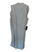 Pomander Place Size XXL Navy & Cream Polyester Sleeveless Checkered Maxi Dress Navy & Cream / XXL
