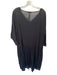 masai Size L Black Cotton Long Sleeve Pleat Detail Maxi Slip Inc. Dress Black / L