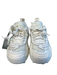 Off White Shoe Size 37 White blue & green Manmade Material Lace Up Sneaker Shoes White blue & green / 37