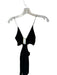 Alice & Olivia Size 0 Black Polyester Blend Spaghetti Strap Side Cut Outs Dress Black / 0