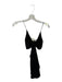 Alice & Olivia Size 0 Black Polyester Blend Spaghetti Strap Side Cut Outs Dress Black / 0