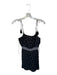 Alice & Olivia Size 2 Black & White Viscose Tie Straps Polka Dot Romper Black & White / 2