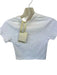 Madhappy Size XS White & Black Cotton Short Sleeve Logo Babydoll Top White & Black / XS
