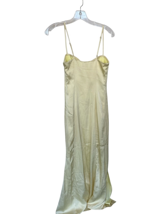 Peppermayo Size 0 Butter Yellow Polyester Spaghetti Strap Gown Butter Yellow / 0