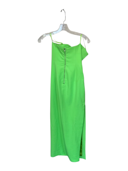 Bardot Size XS Neon Green Polyester Strapless Cut Outs Gown Neon Green / XS