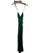 Beginning Boutique Size 4 Forest Green Polyester Spaghetti Strap Racerback Gown Forest Green / 4