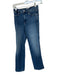 Frame Size 24 Med Dark Wash Cotton Blend High Waist Straight Leg Jeans Med Dark Wash / 24