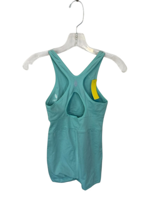 FP Movement Size XS Teal Nylon Stretch Racerback Athletic Romper Teal / XS