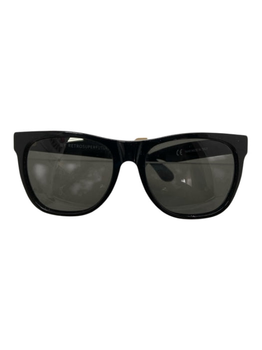 Retrosuperfuture Black Acetate Wayfarer Sunglasses Black