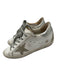Golden Goose Shoe Size 37 White & Gray Leather Upper Distressed Low Top Sneakers White & Gray / 37