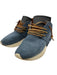 Esseutesse Shoe Size 39 Slate Blue Suede & Leather Fringe Sneakers Slate Blue / 39