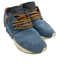 Esseutesse Shoe Size 39 Slate Blue Suede & Leather Fringe Sneakers Slate Blue / 39