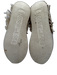 Esseutesse Shoe Size 39 Taupe & Gold Leather Metallic Detail Fringe Sneakers Taupe & Gold / 39