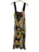 Maeve by ANTHROPOLGIE Size XXSP Purple, Brown & Black Viscose Blend Floral Dress Purple, Brown & Black / XXSP