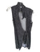 Diane Von Furstenberg Size 8 Black & White Silk Sleeveless Hearts Wrap Dress Black & White / 8