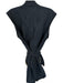 Isabel Marant Etoile Size 42 Black Linen & Cotton V Neck Zip Front Dress Black / 42