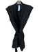 Isabel Marant Etoile Size 42 Black Linen & Cotton V Neck Zip Front Dress Black / 42