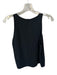 Everlane Size 6 Black Triacetate Back Zip Long high neck Sleeveless Top Black / 6