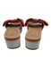 Ugg Shoe Size 6.5 Orange Leather Upper Bow detail One Strap Platform Sandals Orange / 6.5