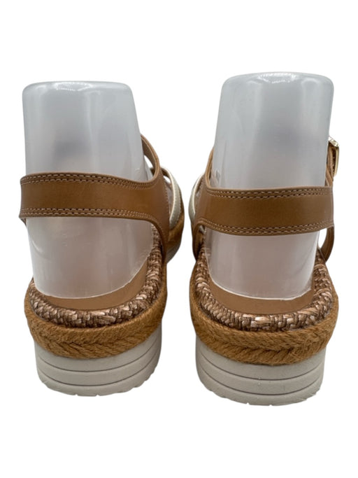 Vionic Shoe Size 8 Tan, Cream & Gold Leather Upper Metallic Detail Sandals Tan, Cream & Gold / 8