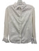 Anne Fontaine Size 38 White Pima Cotton Blend Long Sleeve Button Up Shirt Top White / 38