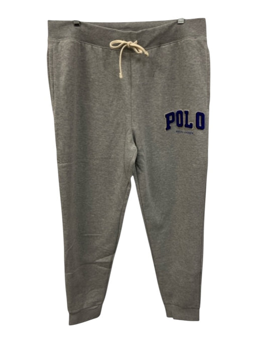 Polo NWT Size XL Gray & Blue Cotton Blend Solid Sweatpant Men's Pants Gray & Blue / XL