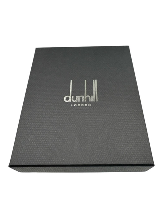 Dunhill NWT Black Leather logo Bifold Men's Wallet Black