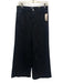 Maeve Size 29 Navy Blue Cotton & Polyester Zip Fly High Rise Wide Leg Jeans Navy Blue / 29