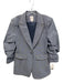 5a7 Cinq a Sept Size 12 Blue Cotton & Polyester Denim Scrunch Sleeve Jacket Blue / 12