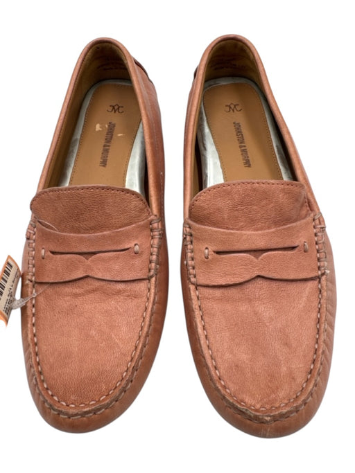 Johnston & Murphy Shoe Size 7.5 Dusty Pink Leather Slip On Driver Loafers Dusty Pink / 7.5