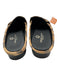 Charleston Shoe Co. Shoe Size 8 Light Brown & Black Suede Slip On Mule Loafers Light Brown & Black / 8
