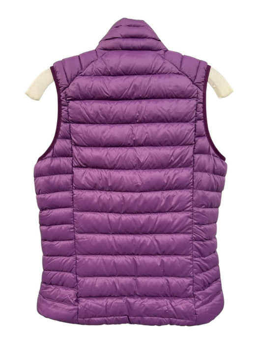 Patagonia Size S Purple Recycled Nylon Goose Down Zip Pockets Puffer Vest Purple / S