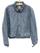 Polo Ralph Lauren Size S Blue & Multi Cotton Chambray Madras Plaid Bomber Jacket Blue & Multi / S