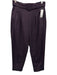 Cartonnier Size 6 navy blue & burgundy Polyester Blend Stripe Belted Pants navy blue & burgundy / 6