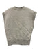 Agolde Size S Gray & Beige Cotton Blend Fleece Heathered Oversized Sweatshirt Gray & Beige / S