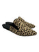 Jenni Kayne Shoe Size 38 Tan & black Leather Pony Hair Cheetah Print Mule Flats Tan & black / 38