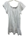 Rebecca Taylor Size 6 White Cotton Short Sleeve Off Shoulder Elastic Top Dress White / 6