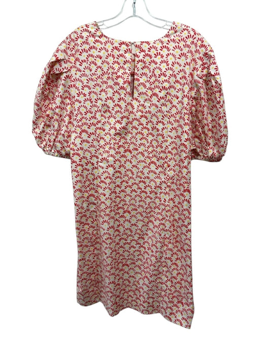 Ann Mashburn Size XL White, Red & Yellow Missing Fabric Tag Abstract Print Dress White, Red & Yellow / XL