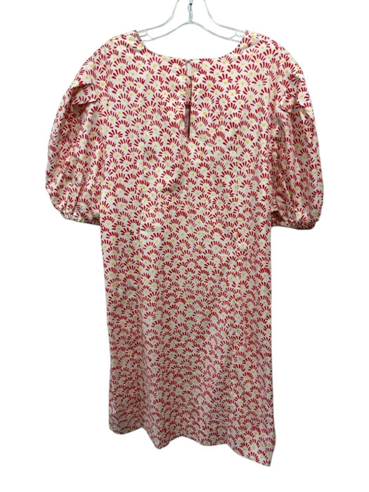 Ann Mashburn Size XL White, Red & Yellow Missing Fabric Tag Abstract Print Dress White, Red & Yellow / XL
