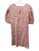 Ann Mashburn Size XL White, Red & Yellow Missing Fabric Tag Abstract Print Dress White, Red & Yellow / XL